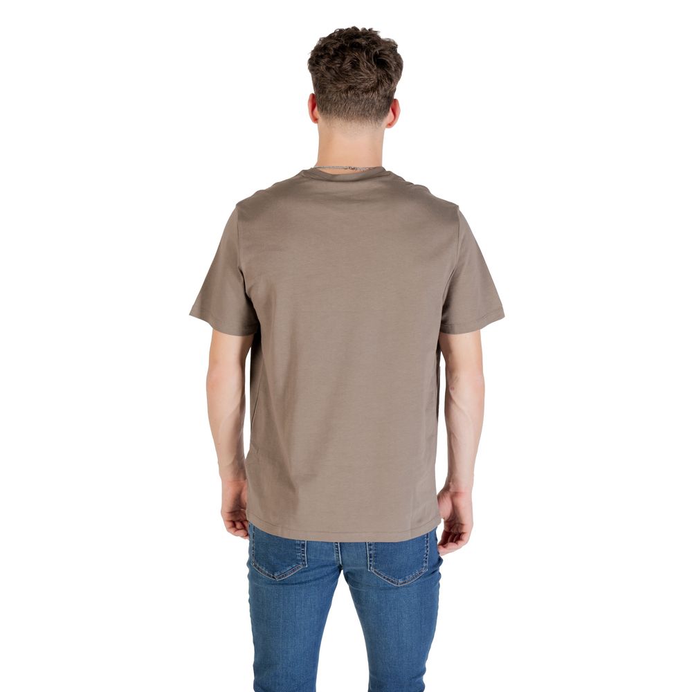Brown Cotton T-Shirt
