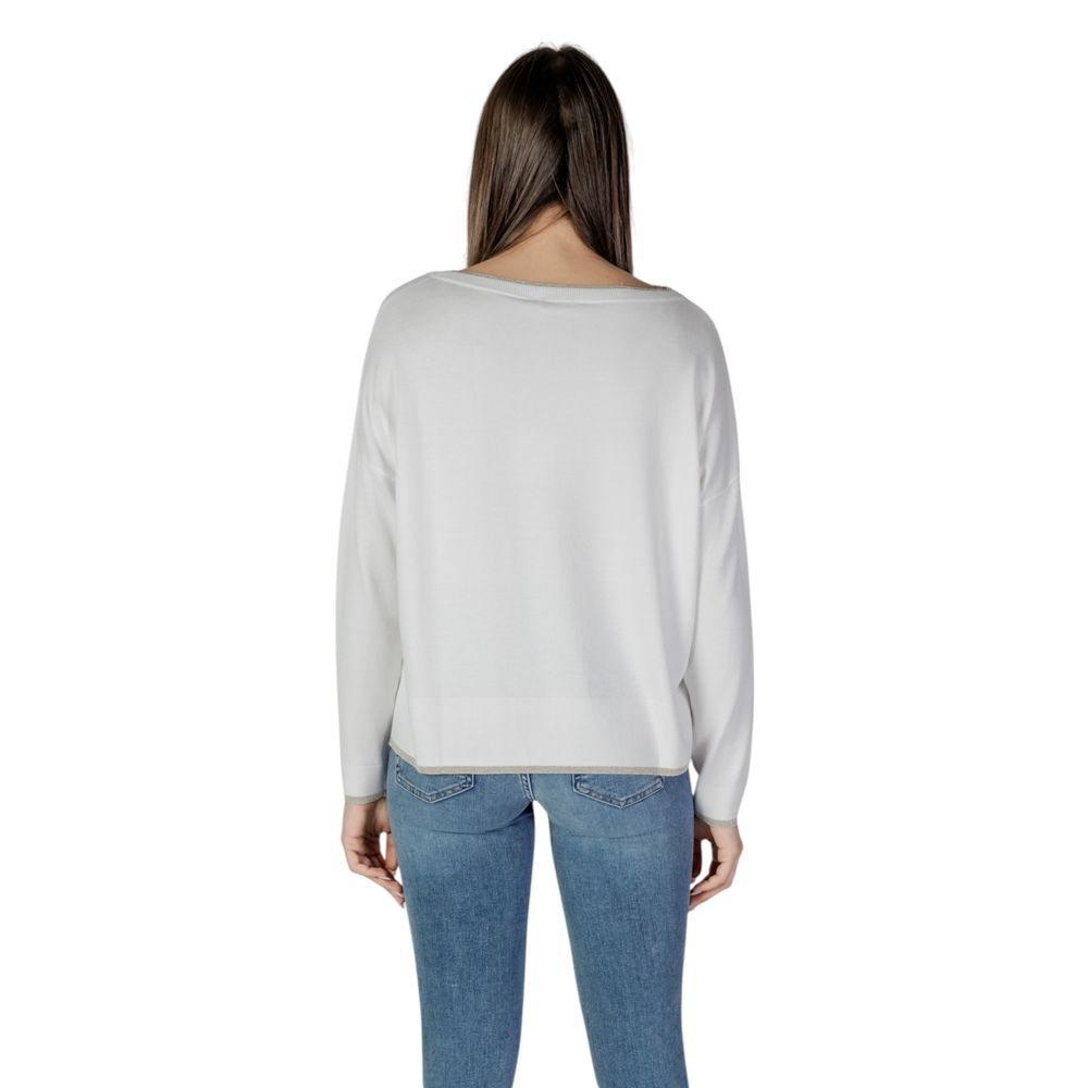 White Viscose Sweatshirt