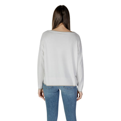 White Viscose Sweatshirt