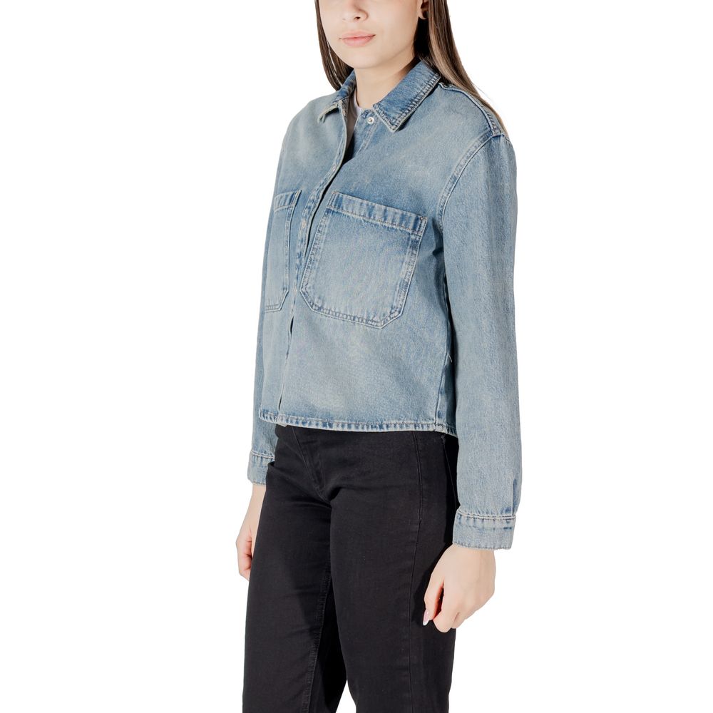 Light Blue Cotton Blouse