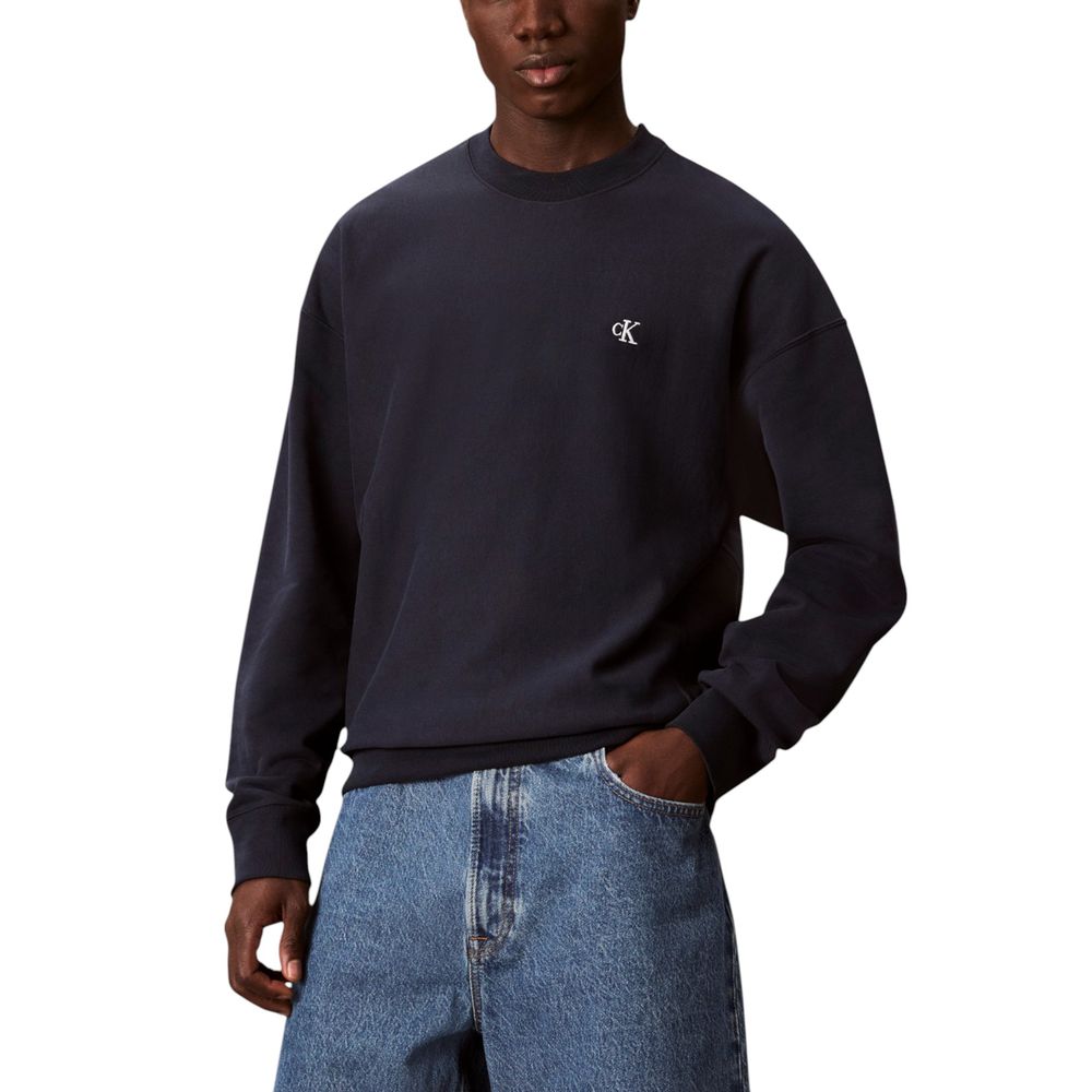 Blue Cotton Sweatshirt