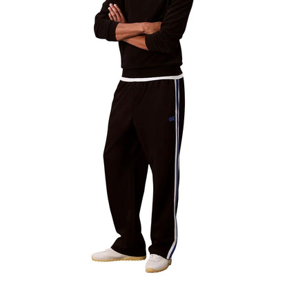 Black Polyester Joggers (Workout Pants)