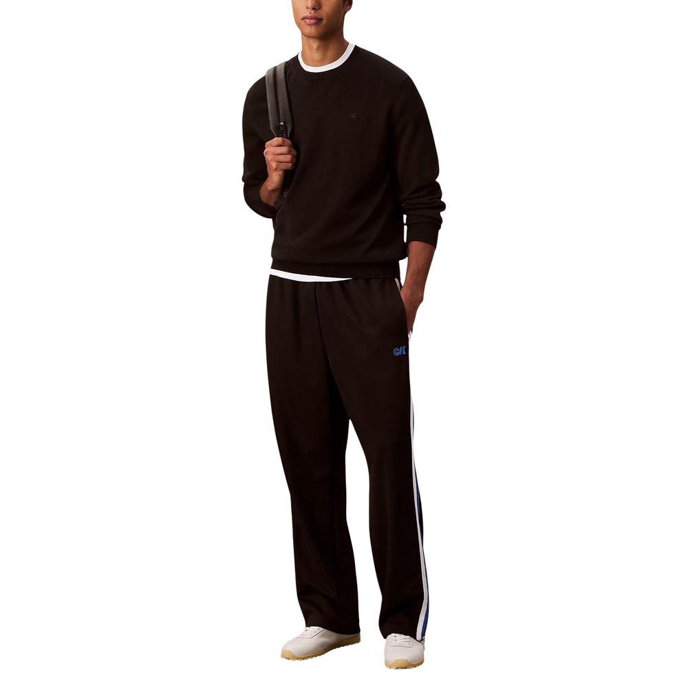 Black Polyester Joggers (Workout Pants)