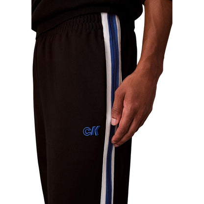 Black Polyester Joggers (Workout Pants)