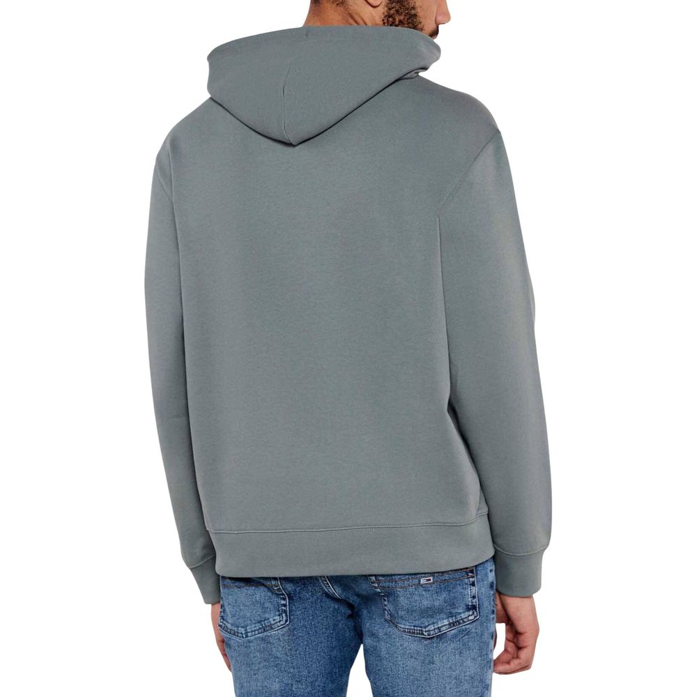 Gray Cotton Hoodie
