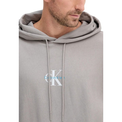 Gray Cotton Hoodie