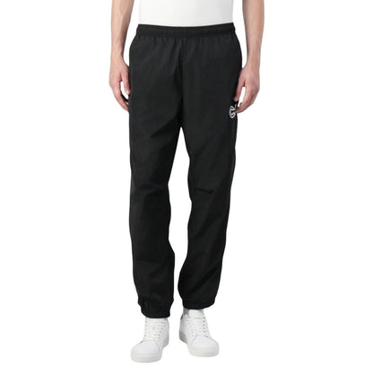 Black Polyester Joggers (Workout Pants)