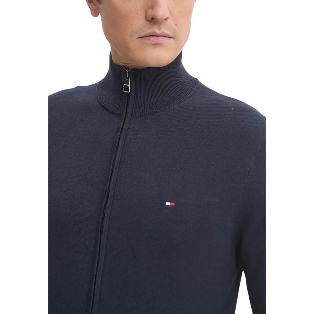 Blue Cotton Cardigan