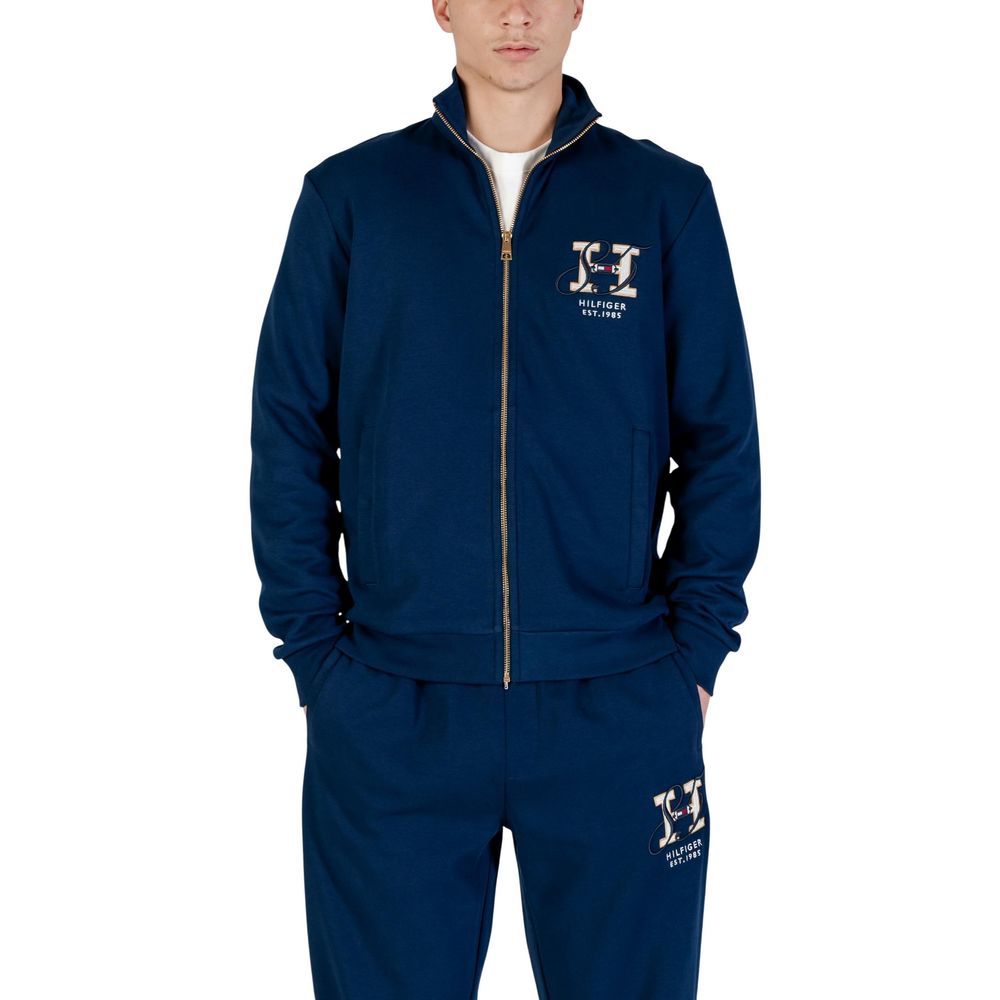 Blue Recycled Cotton Sweatshirt