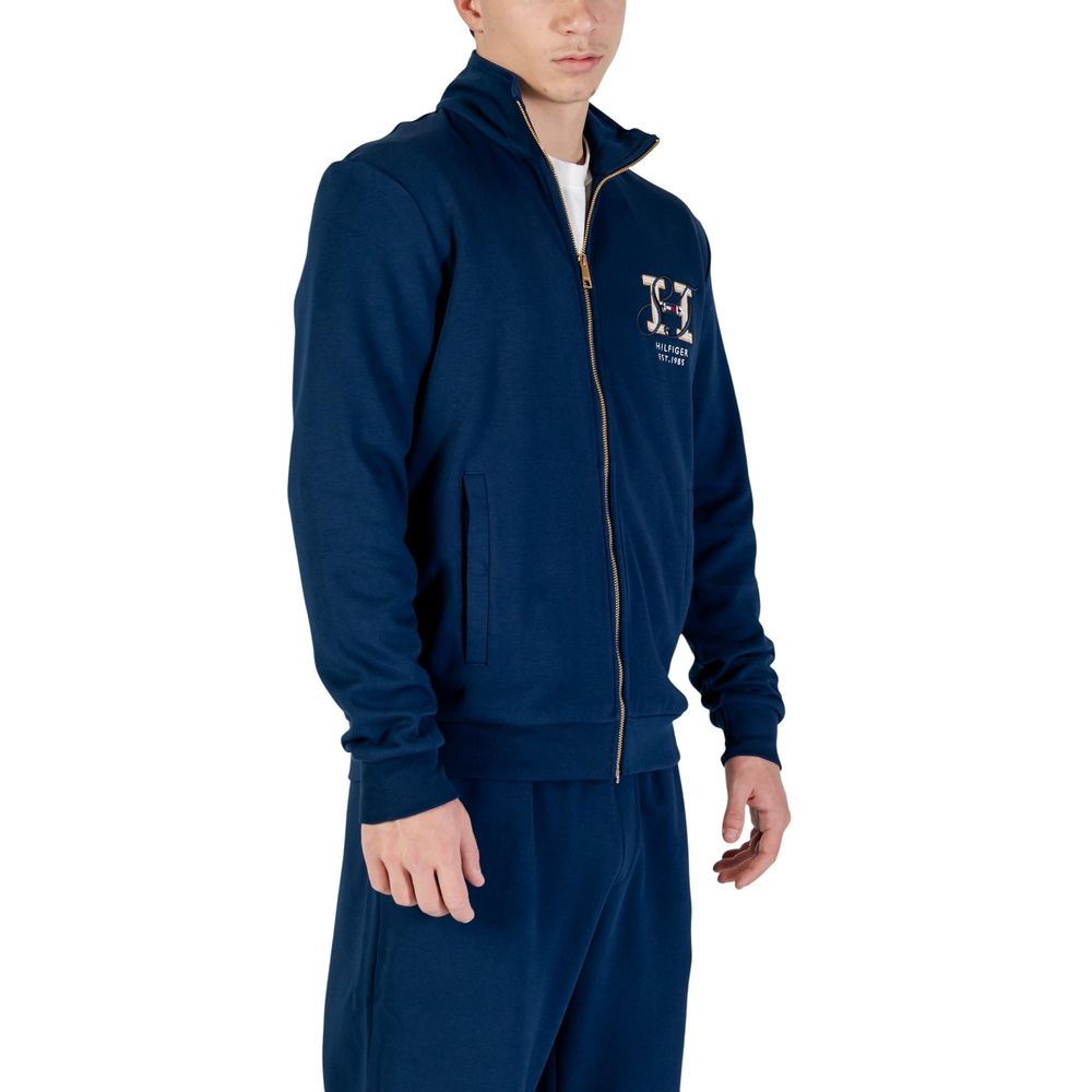 Blue Recycled Cotton Sweatshirt