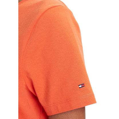 Orange Recycled Cotton T-Shirt