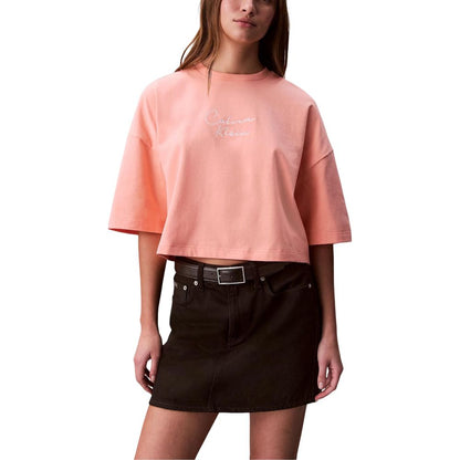 Orange Cotton T-Shirt