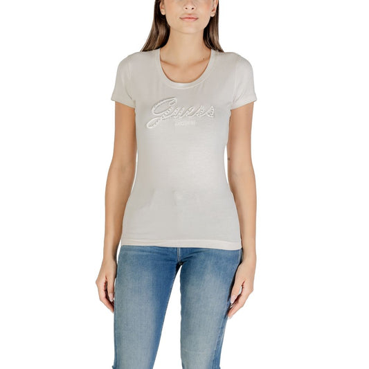 Beige Cotton T-Shirt