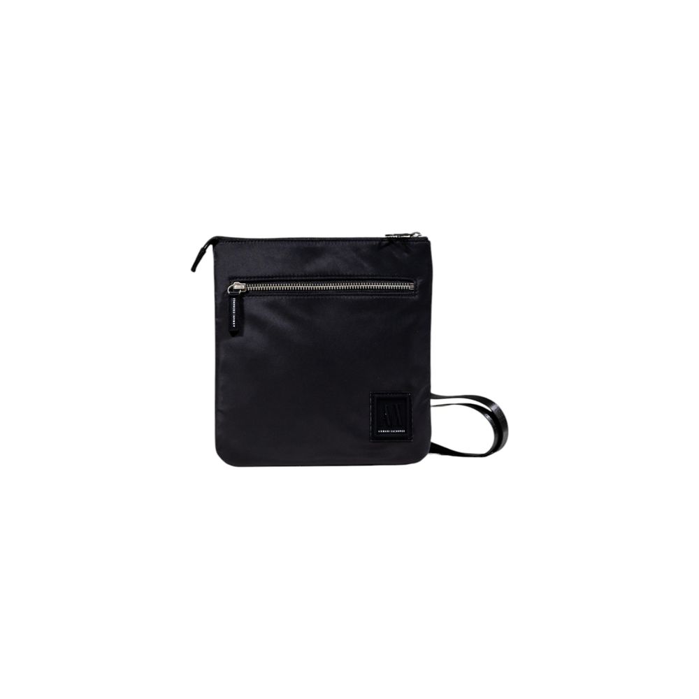 Black Polyamide Messenger Bag