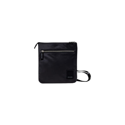 Black Polyamide Messenger Bag