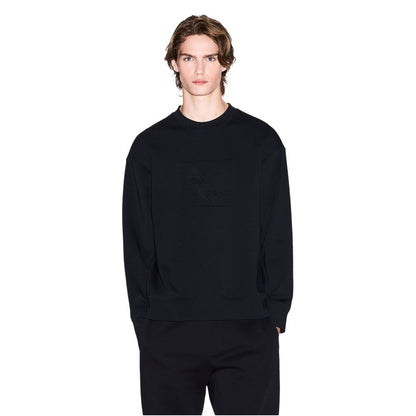 Black Cotton Sweatshirt