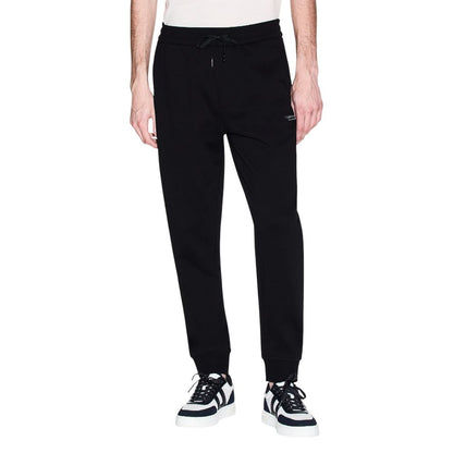 Black Cotton Joggers (Workout Pants)