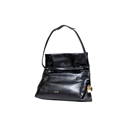 Black Polyethylene Clutch Bag
