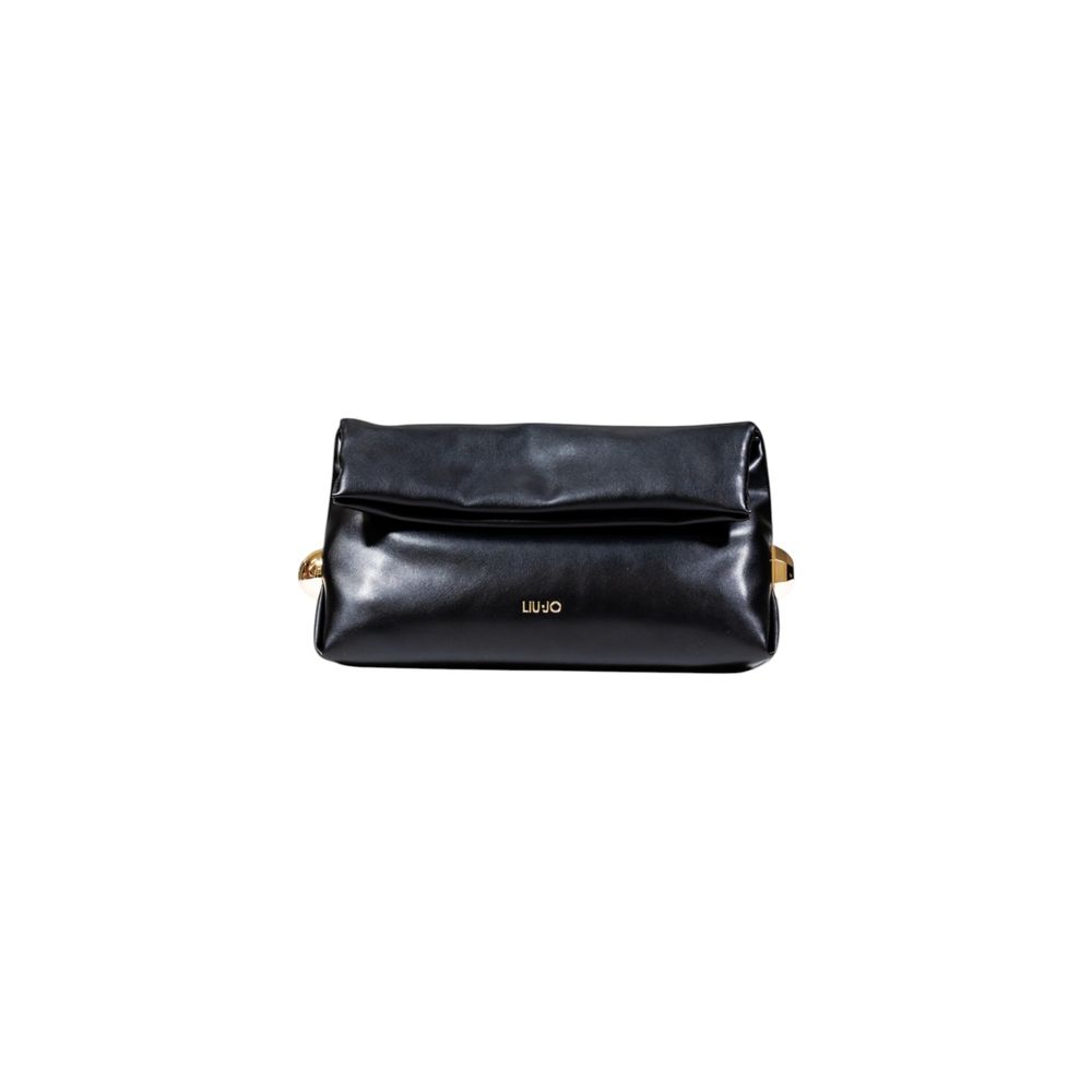 Black Polyethylene Clutch Bag