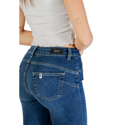 Blue Cotton Mom Jeans