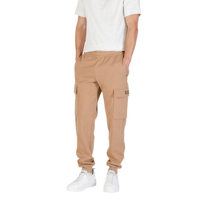 Beige Cotton Joggers (Workout Pants)