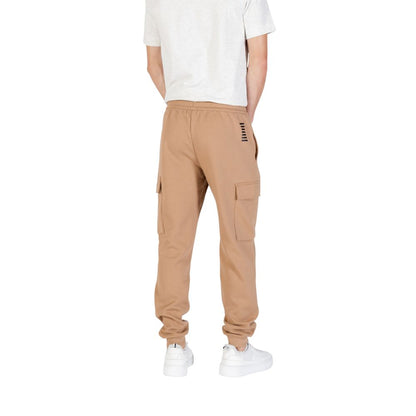 Beige Cotton Joggers (Workout Pants)