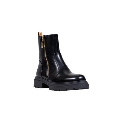 Black Polyethylene Ankle Boots