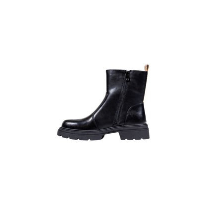 Black Polyethylene Ankle Boots