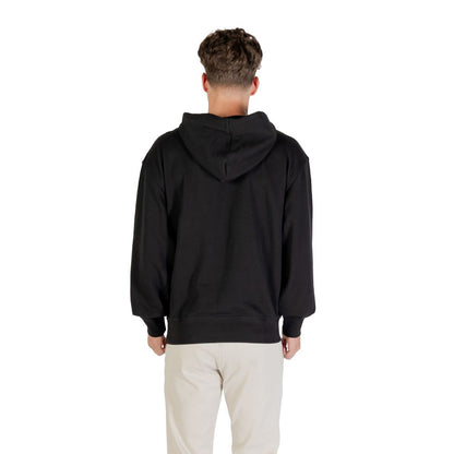 Black Cotton Hoodie