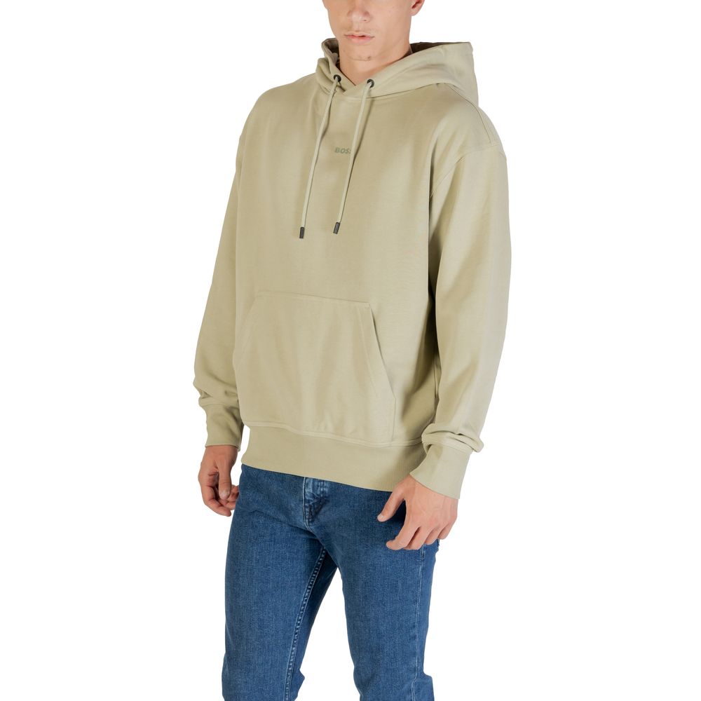 Green Cotton Hoodie