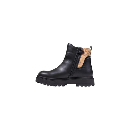 Black Polyethylene Ankle Boots