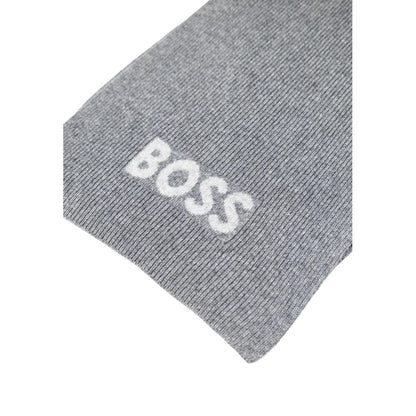 Gray Polyacrylic Scarf