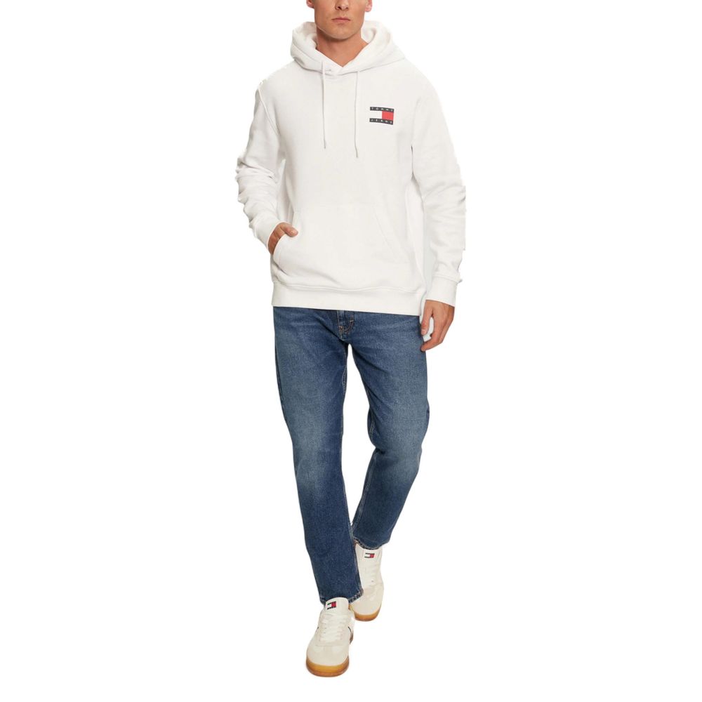 White Cotton Hoodie