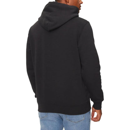 Black Cotton Hoodie