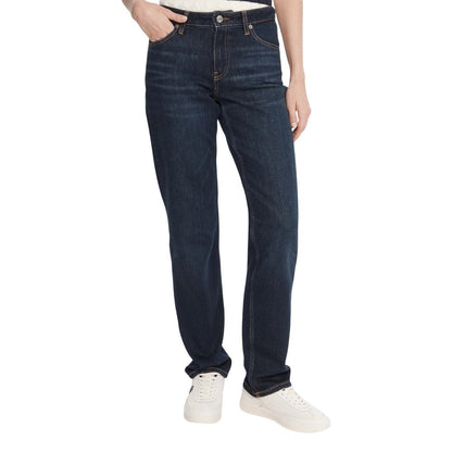 Blue Recycled Cotton Mom Jeans