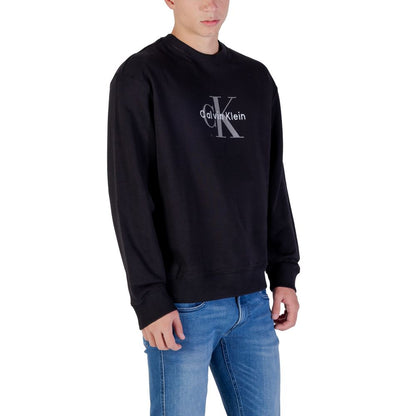 Black Cotton Sweatshirt
