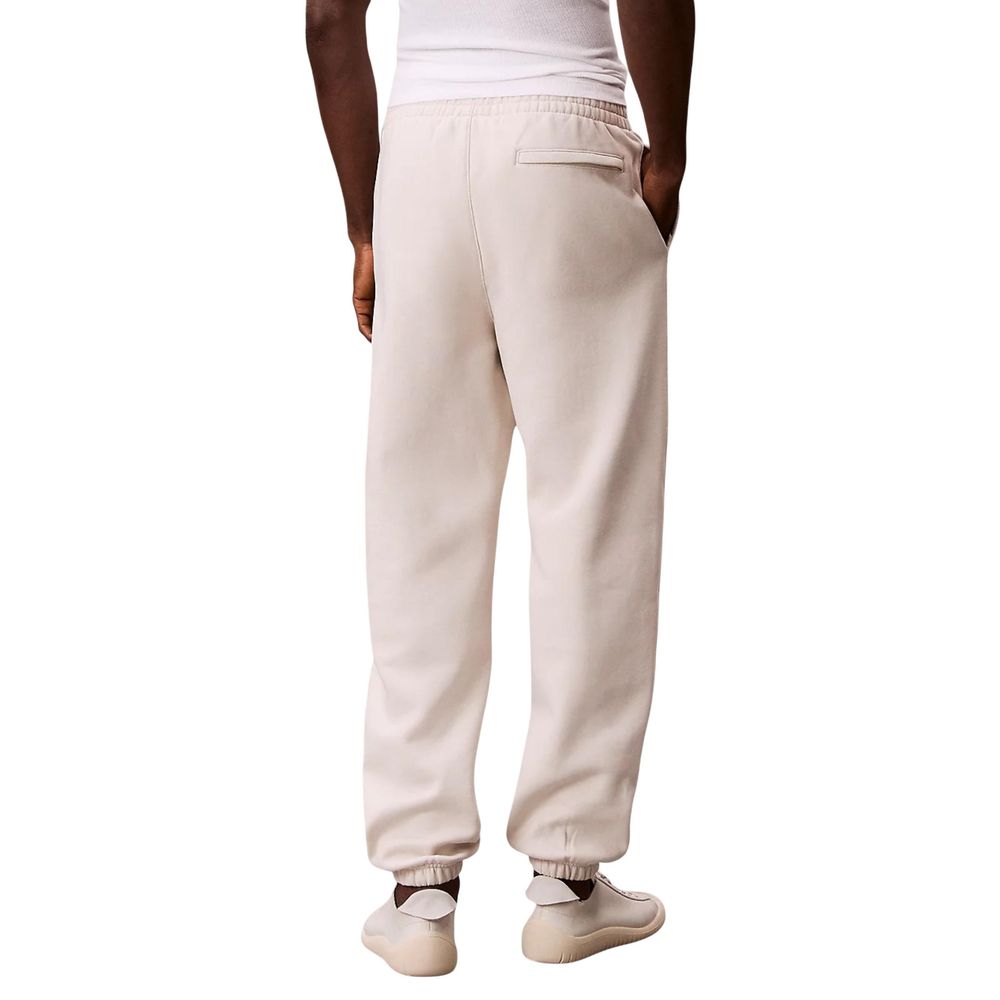 Beige Cotton Joggers (Workout Pants)