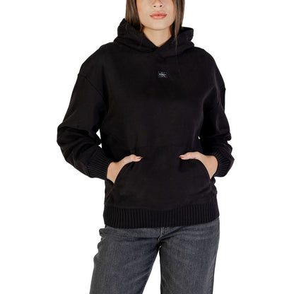 Black Cotton Hoodie