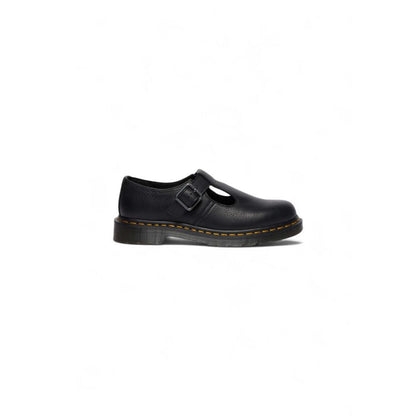 Black Leather Platform Pumps