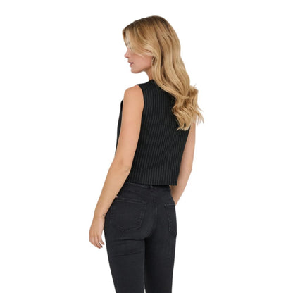 Black Recycled Polyester Waistcoat