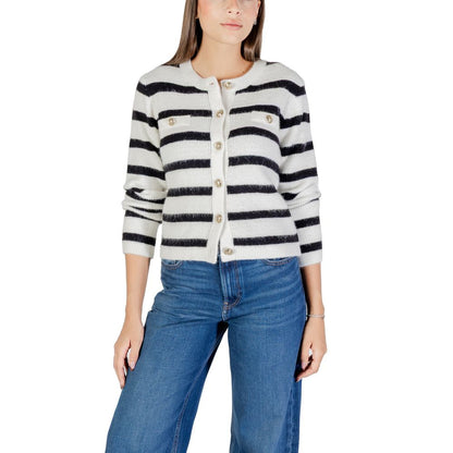 White Marabou Cardigan