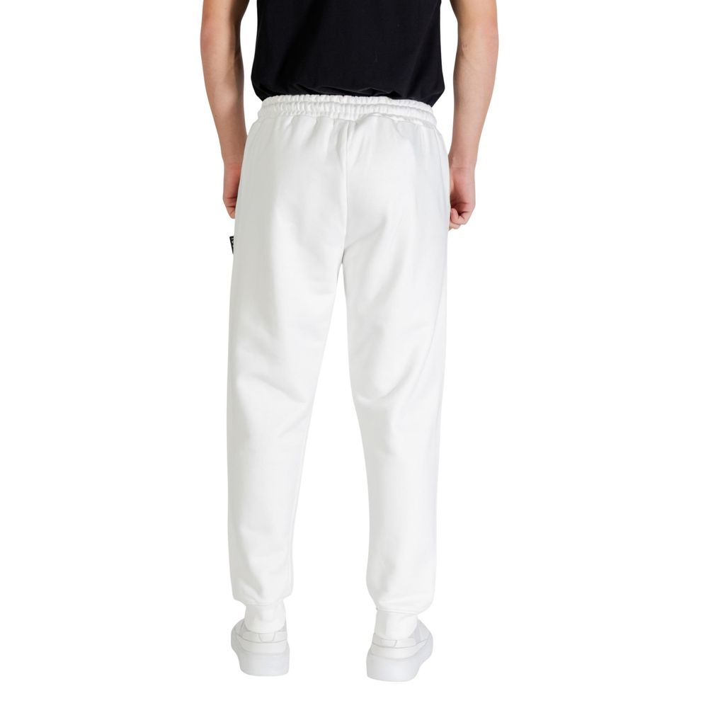 White Cotton Joggers (Workout Pants)