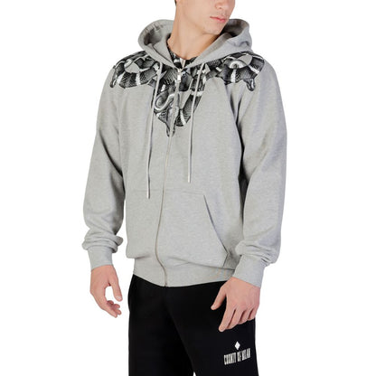 Gray Cotton Hoodie