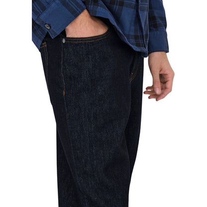 Blue Recycled Cotton Slim Fit Jeans