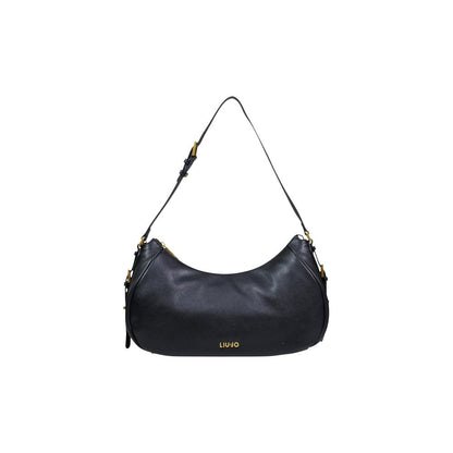 Black Artificial Leather Handbag
