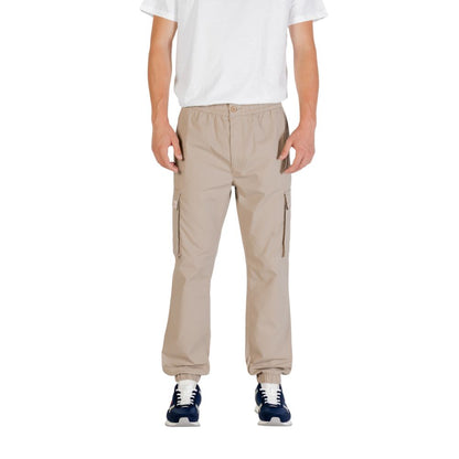 Brown Cotton Cargo Pants