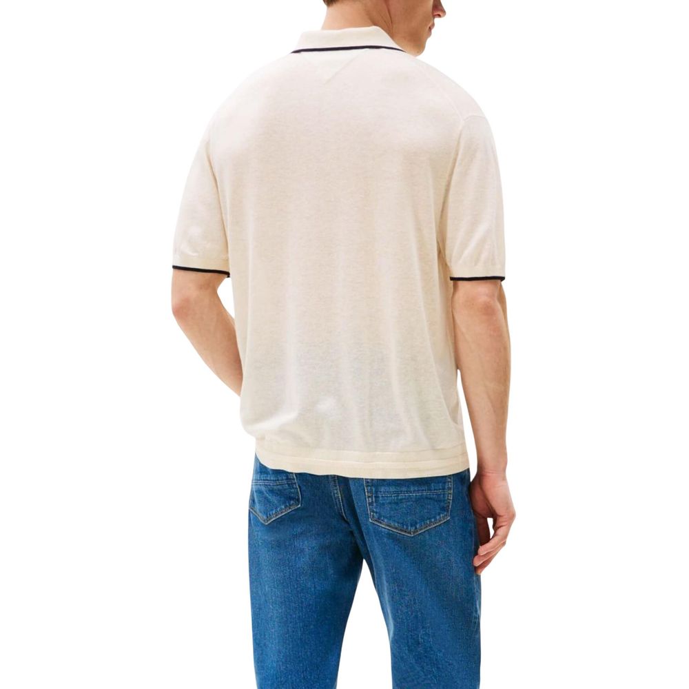 Beige Lyocell T-Shirt