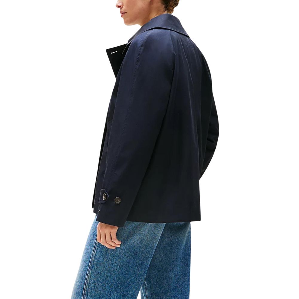 Blue Organic Cotton Coat