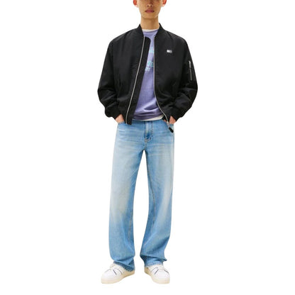 Black Recycled Cotton Bomber