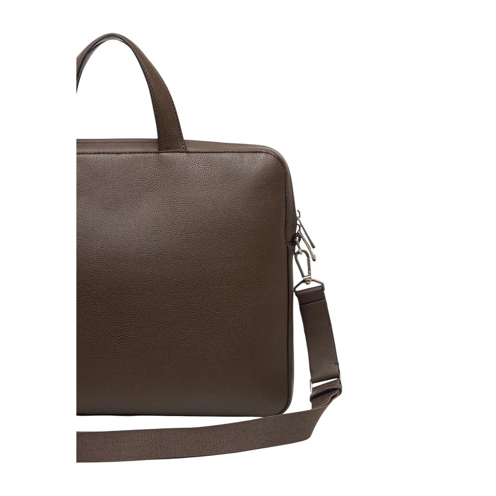 Brown Polyethylene Briefcase
